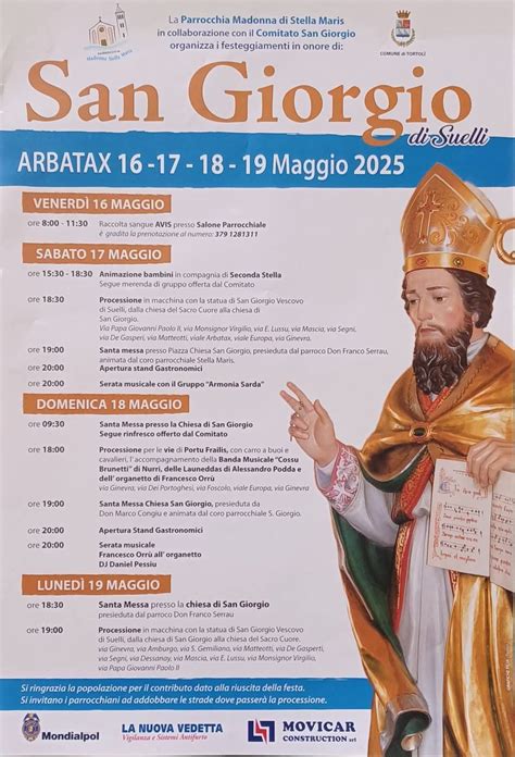 Tutto pronto per celebrare San Giorgio: processione, devozione e ...