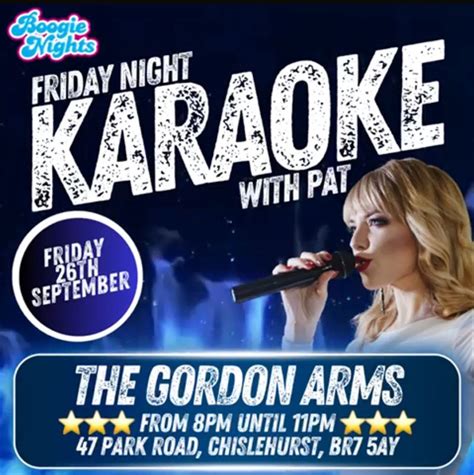 Friday night Karaoke, 47 Park Road, Chislehurst, Bexley, 26 September ...