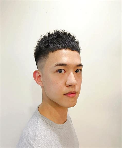 Asian Fade Haircut, Korean Haircut Men, Asian Men Short Hairstyle ...