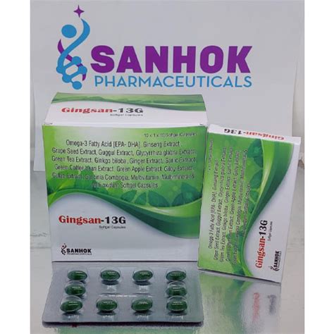 GINGSAN-13G Softgel Capsules Sanhok Pharmaceuticals