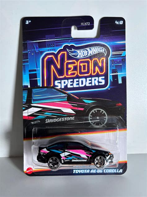 Hot Wheels Neon Series – Toyota AE86 Corolla – Diecast Bharat