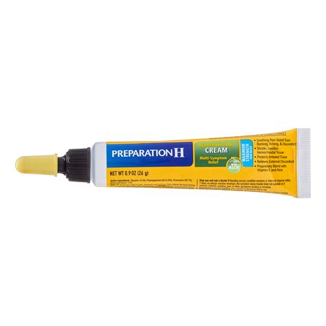 Preparation H Maximum Strength Hemorrhoid Cream with Aloe for Soothing ...
