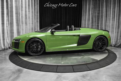 Used 2018 Audi R8 5.2 Quattro V10 Plus Spyder Audi Exclusive Olive ...
