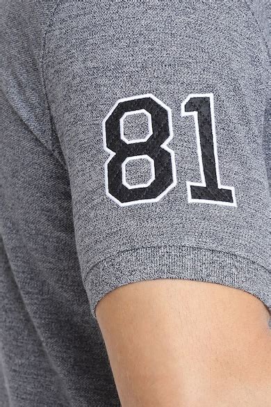 Buy Men Grey Solid Polo Neck T-Shirts Online - 619361 | Van Heusen