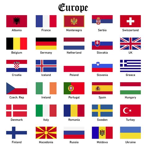 Country Flags - 10 Free PDF Printables | Printablee
