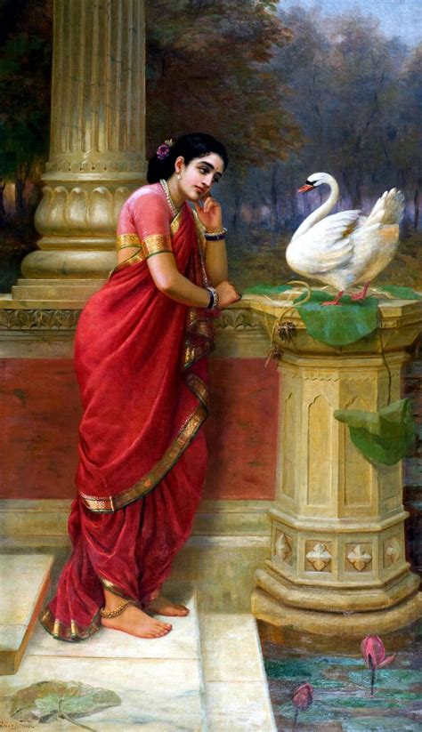 Hamsa Damayanti by Raja Ravi Varma | Buy Posters, Frames, Canvas ...