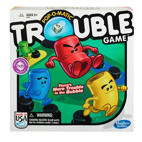 Trouble Game Instructions, Rules & Activity Guide - Hasbro