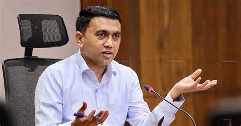 Goa CM Pramod Sawant Appointed Convenor of GoM for GST Revenue Analysis