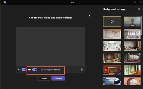 Teams Background Settings 的图像结果