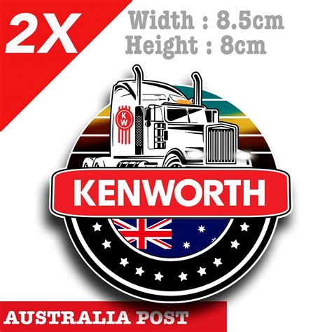 Kenworth Logo Stickers Kenworth Men Sticker