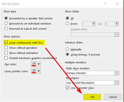 Image result for How to Run a PowerPoint Slideshow On Loop