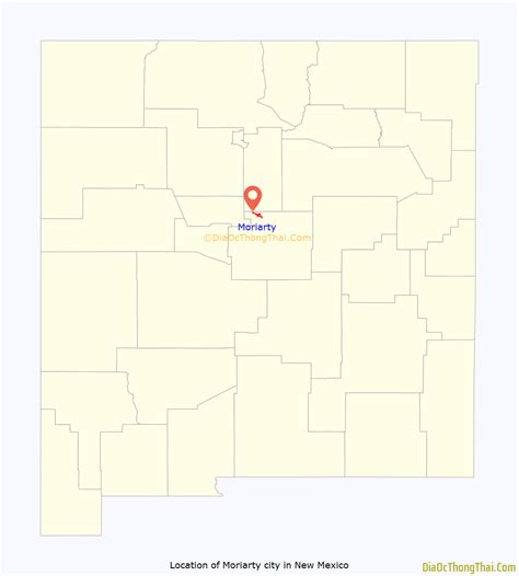 Map of Moriarty city