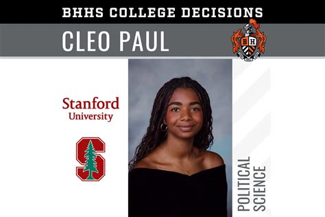 BHHS student Cleo Paul commits to Stanford | Beverly Hills Standard