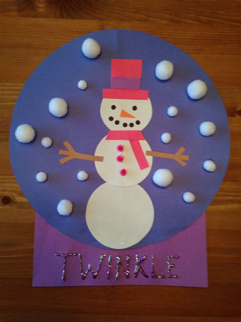 Snowflake Crafts For Preschool