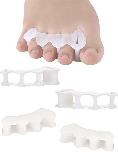 Amazon.com: 2 Pair Bunion Toe Separators Toe Spacers for Feet Women Men to Correct Their Toes ...