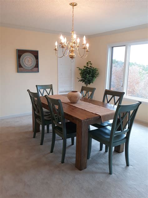 staging a dining room table