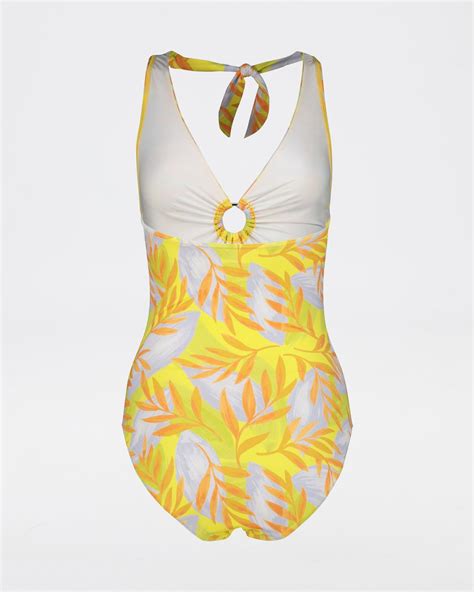 Rio Halter One-Piece Swimsuit | Old Khaki