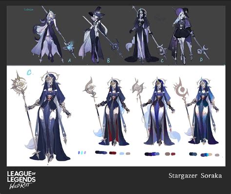 Stargazer Soraka skin concept art from Wildrift Weibo @/lolweibo_en on ...