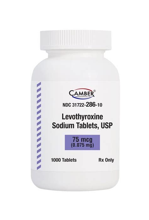 Levothyroxine Sodium – Camber Pharmaceuticals