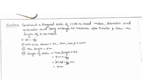 Diagonal and Vernier Scale Construction (Course Code: 1:50) - Studocu