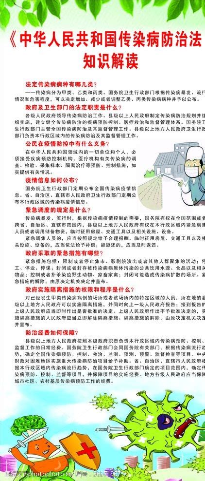 【普法】《中华人民共和国传染病防治法》宣传_总则