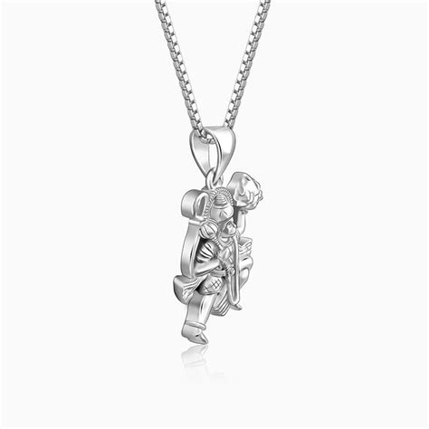 Silver Mahabali Hanuman Pendant | Men Pendant – GIVA Jewellery