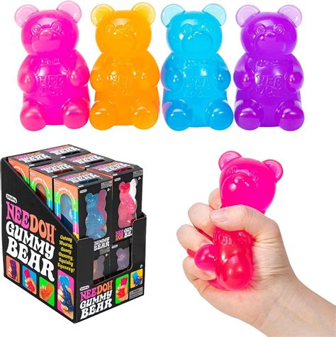 Schylling NeeDoh Gummy Bear - Juguete sensorial para ansiedad - Varios ...