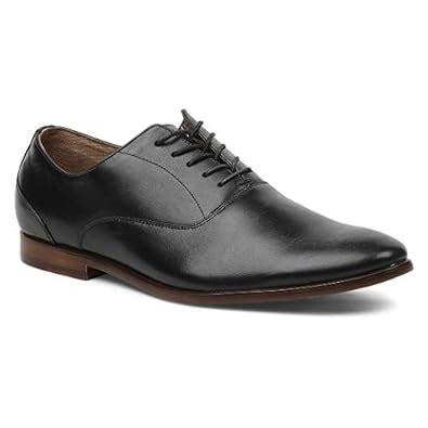 Aldo Black Leather Oxford Shoes for Men : Amazon.in: Fashion