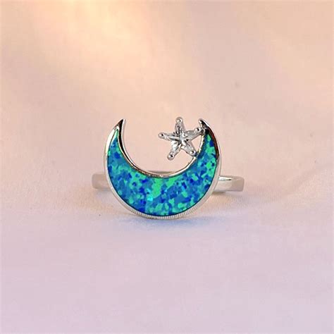 Buy 925 Silver Moon Ring for Women