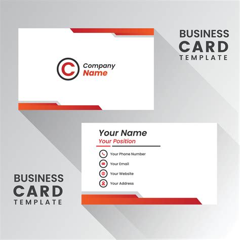 Template Of Business Cards