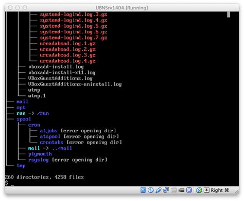 Ubuntu Tree Command 的图像结果