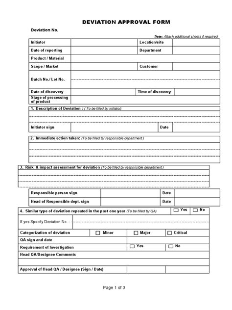 Image result for Deviation Approval Flow