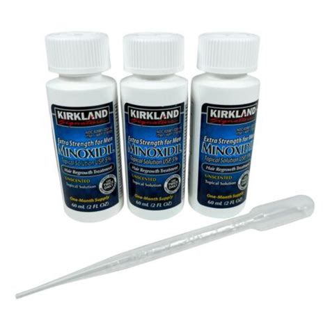 Buy Kirkland Minoxidil 5% Extra Strength 1 - 6 Months Supply Men Hair ...