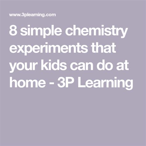 Simple Chemistry Experiments 的图像结果