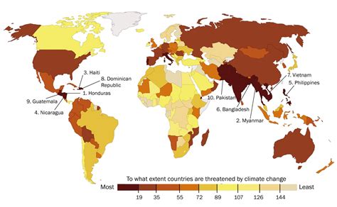 Maps: The countries that have been hardest hit by extreme weather - The Washington Post