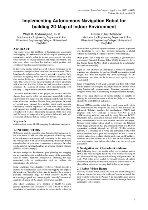 Automous Robot 的图像结果