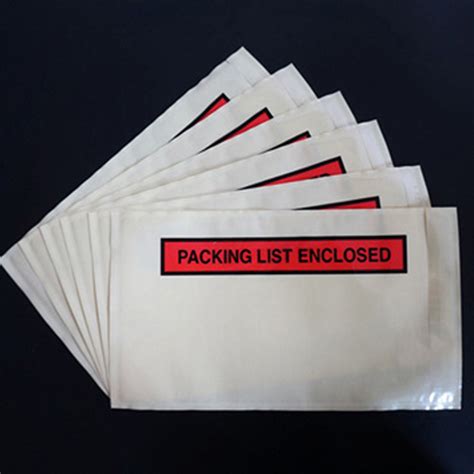 厂家定制 透明背胶袋 运单袋 物流装箱单袋 说明书袋 packinglist-阿里巴巴