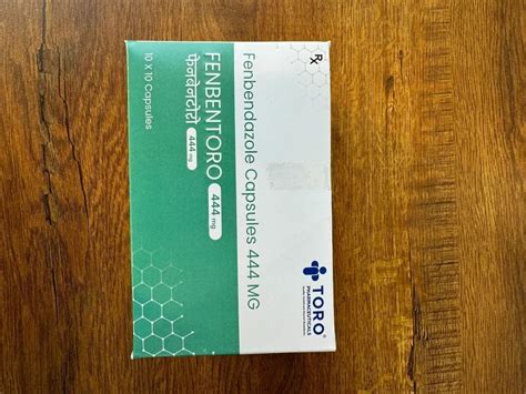 Fenbendazole Tablet - Pure Fenbendazole Capsules 444 mg Trader ...