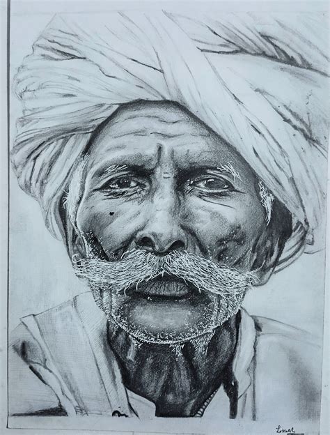 ArtStation - Old Man - Traditional Sketch