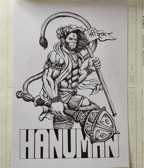 Hanuman Drawing - Yahoo Image Search Results | Pencil sketch drawing, Pencil sketch images ...