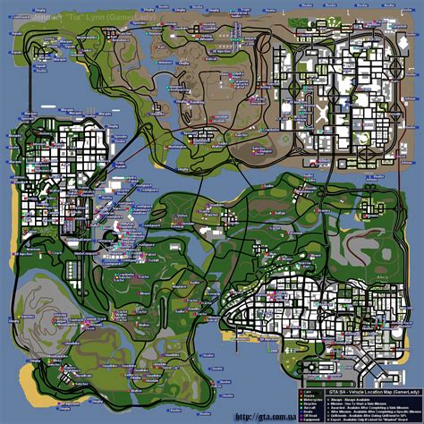 GTA: San Andreas Maps