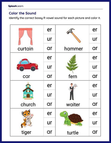 Words With Ur Worksheets - Free & Printable | SplashLearn