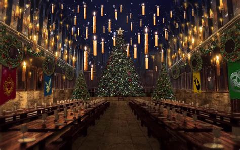 【在霍格沃茨读书】圣诞节的霍格沃茨大堂（Christmas at Hogwarts Great Hall）_哔哩哔哩 (゜-゜)つロ 干杯 ...