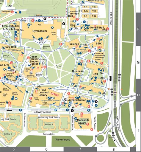 Southeast Quadrant | Campus Maps