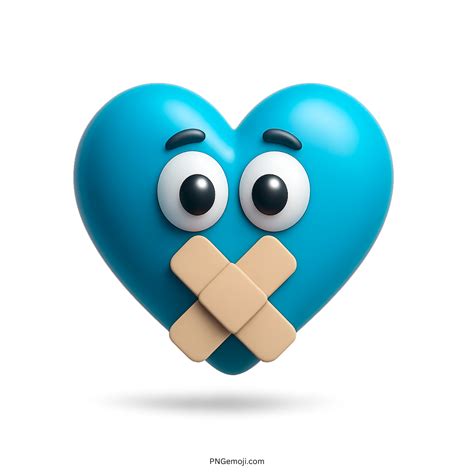 Bandaged Mouth Emoji Multicolor 3D PNG, Transparent, ClipArt Collection ...