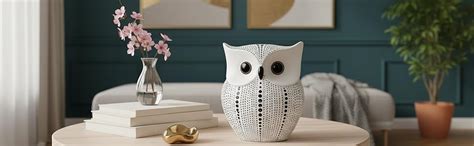 Buy Xtore® Modern Classy Lucky Owl Resin Art Figure Showpiece -(Pack of ...