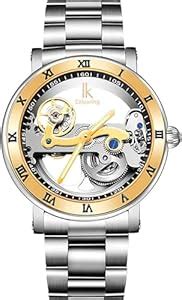 Buy IK Colouring Automatic Self-Winding Luxury Watch Skeleton Hollow ...