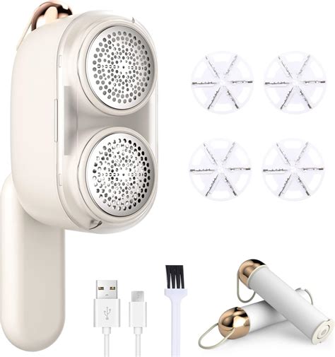 Amazon.com: TESSGO fabric Shaver, Electric Lint Remover, Dual Head ...