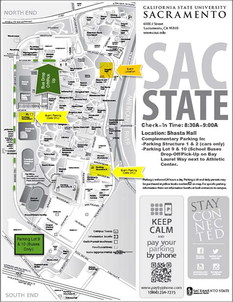 California State University Sacramento Campus Map