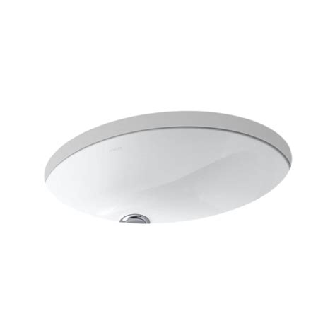 Kohler - Under Counter Oval White Wash Basin - Caxton - K-2210IN-0 by ...